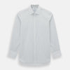 Navy and Brown Pinstripe Mayfair Shirt