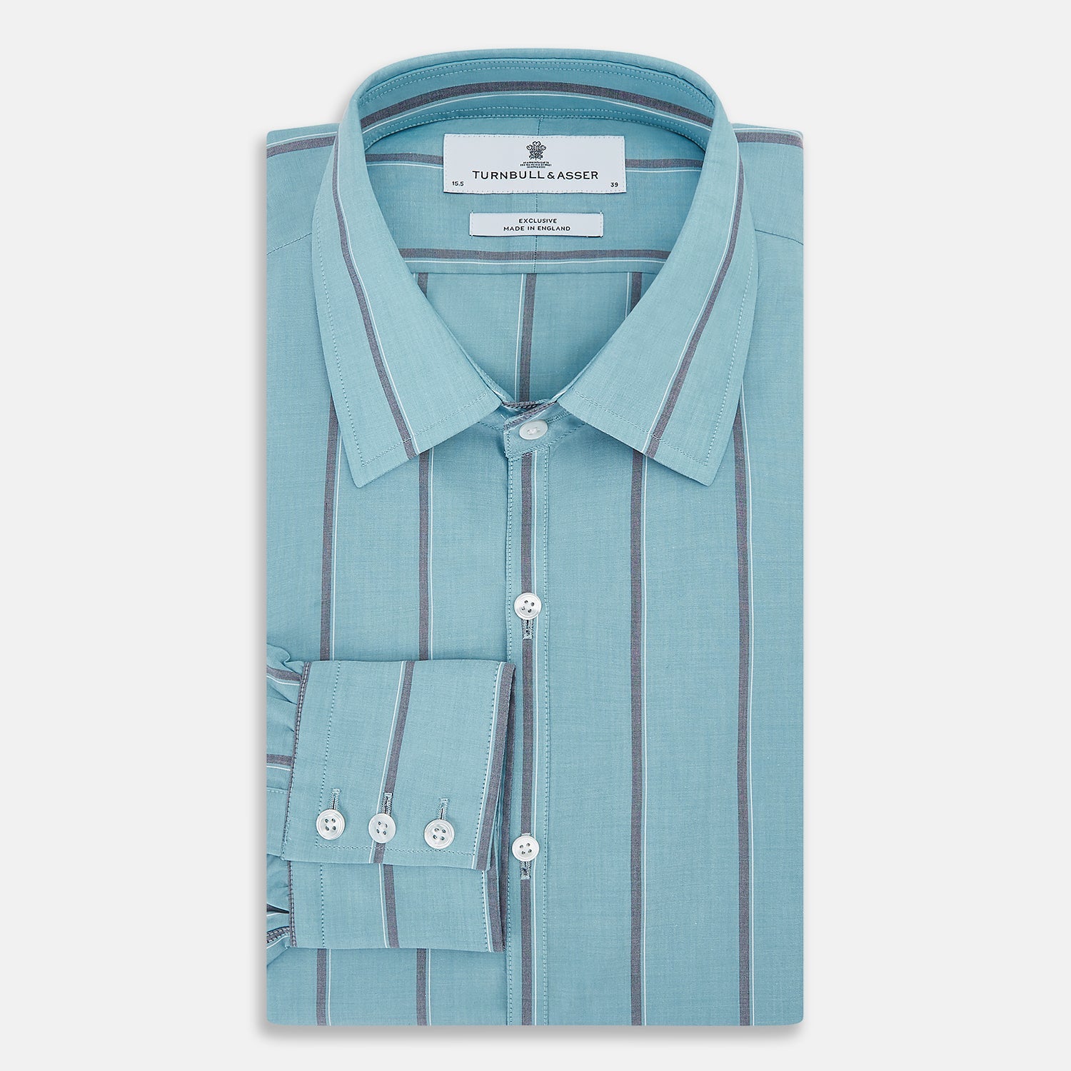 Cendre Blue Track Stripe Westminster Shirt