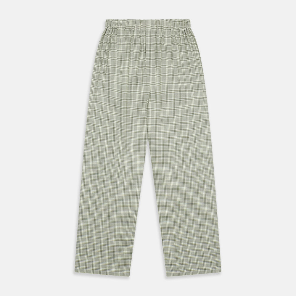 Green Check Modern Cotton Pyjama Set