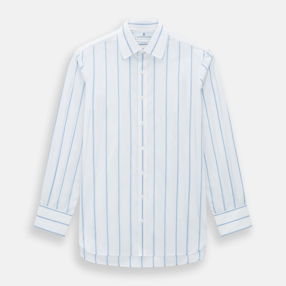 Colony Blue Track Stripe Mayfair Shirt