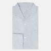 Blue Graph Check Pyjama Shirt