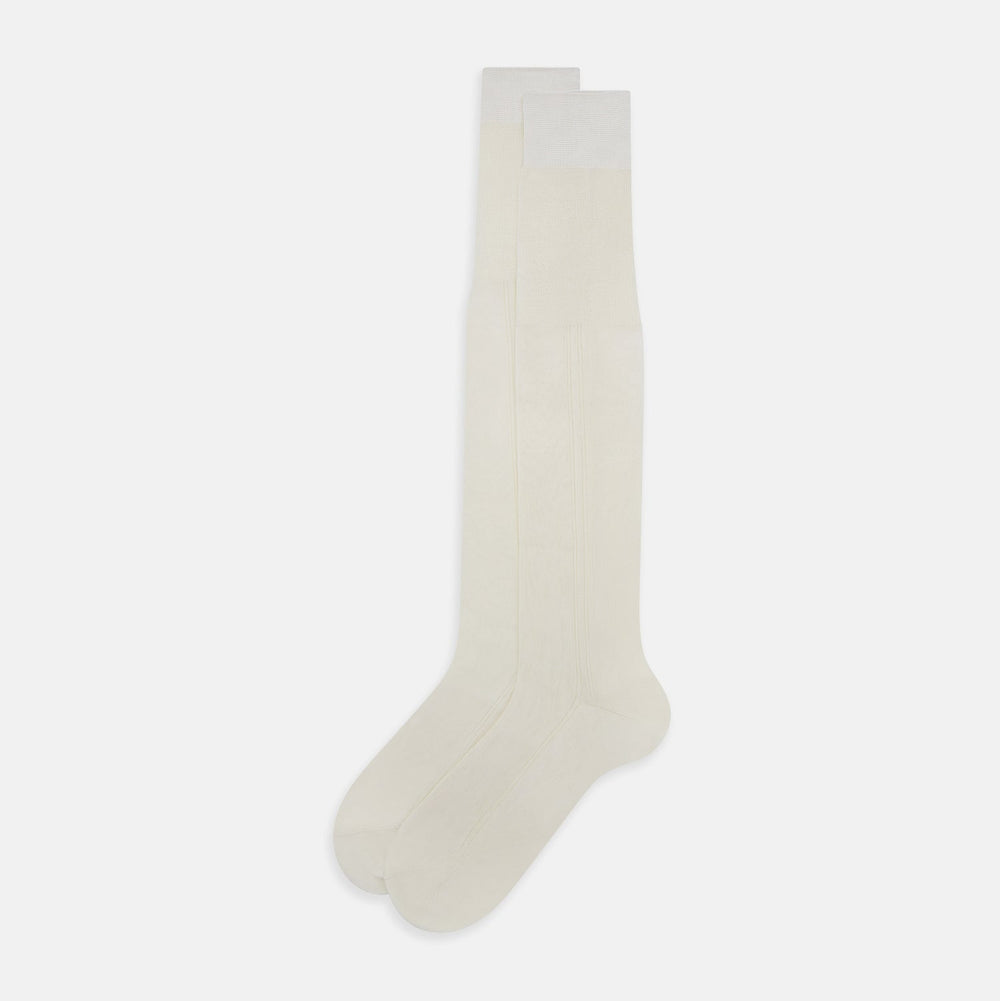 Vanilla Silk Long Socks