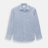 Blue and Navy Multi Check Piccadilly Shirt