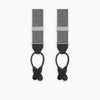 Silver Paisley Adjustable Silk Braces