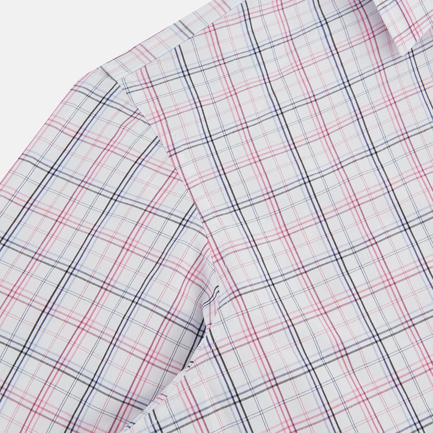 Purple and Blue Multi Check Westminster Shirt