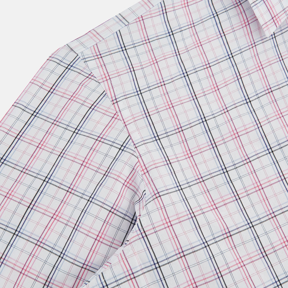 Purple and Blue Multi Check Westminster Shirt