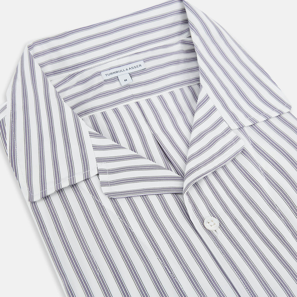 Purple Multi Stripe Quarzo Nightshirt