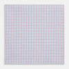 Hand Rolled Red Multi Graph Check  Handkerchief
