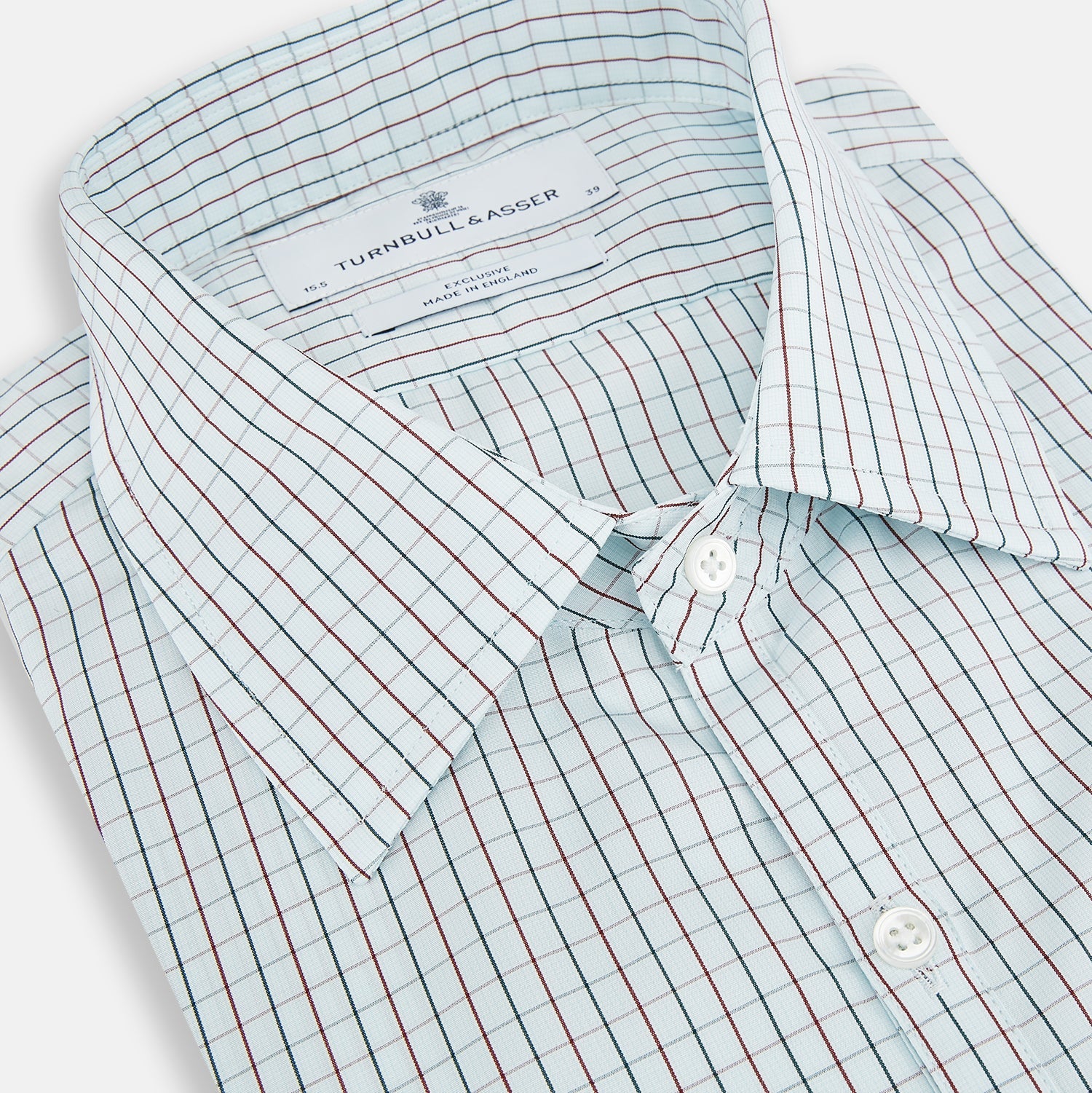 Forest Melange and Red Overlay Grid Check Westminster Shirt