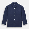 Navy Silk Pyjama Set