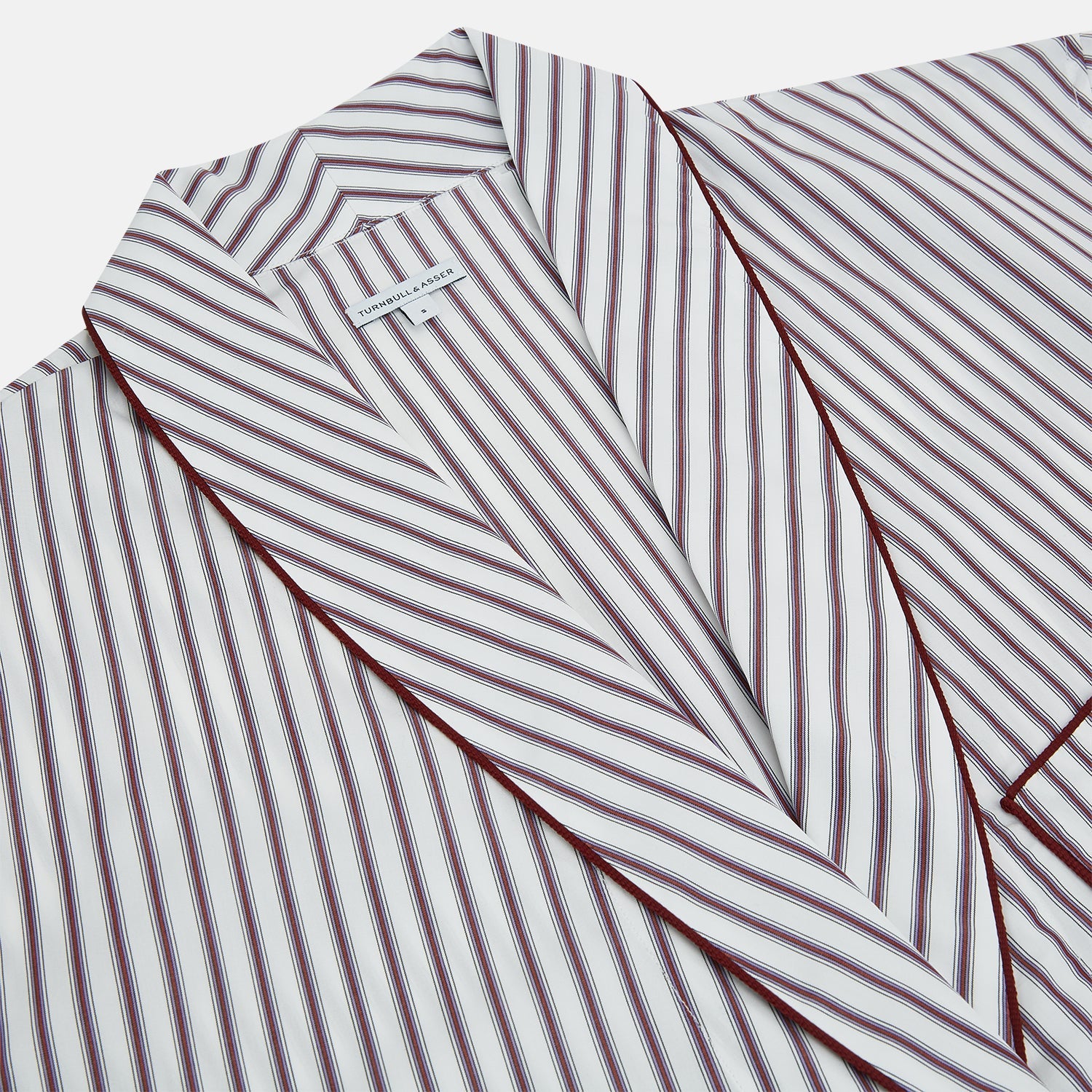 Burgundy Multi Stripe Winston Gown