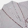 Burgundy Multi Stripe Winston Gown