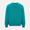 Turquoise Cashmere V-neck Jumper