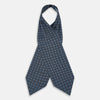 Navy Medallion Silk Cravat
