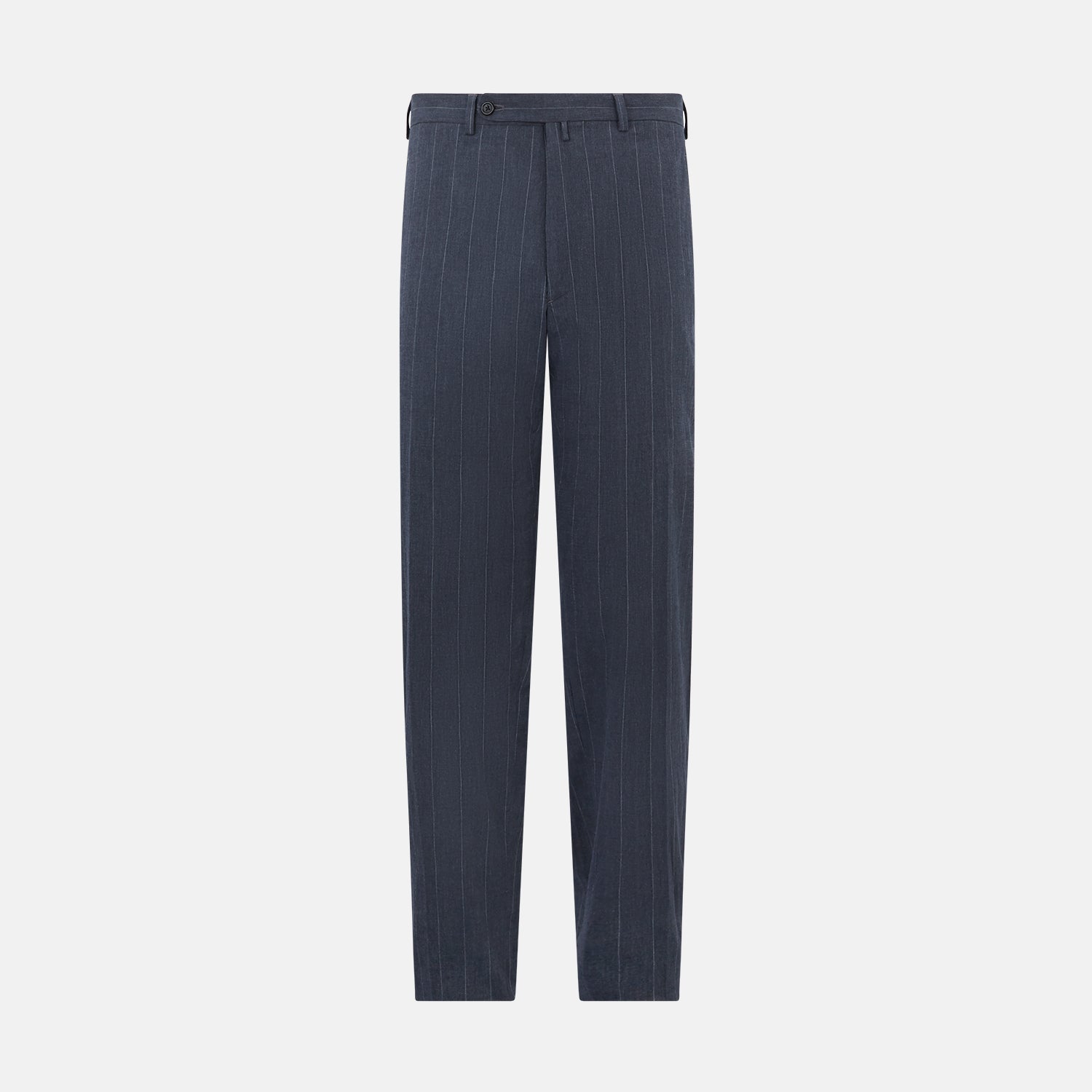 Navy Striped Edmund trousers