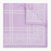 Lilac Paisley Bandana Patterned Silk Pocket Square