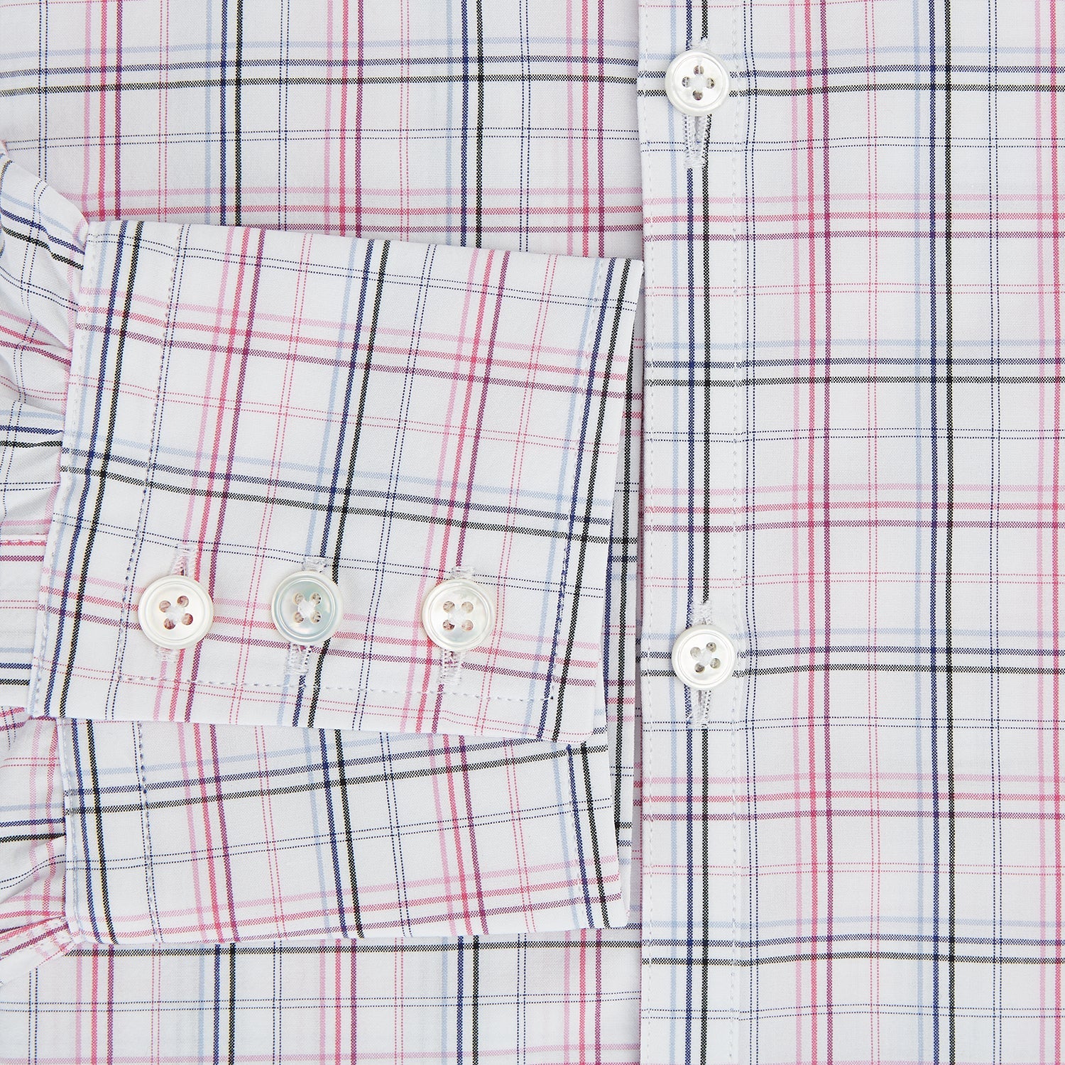 Purple and Blue Multi Check Westminster Shirt