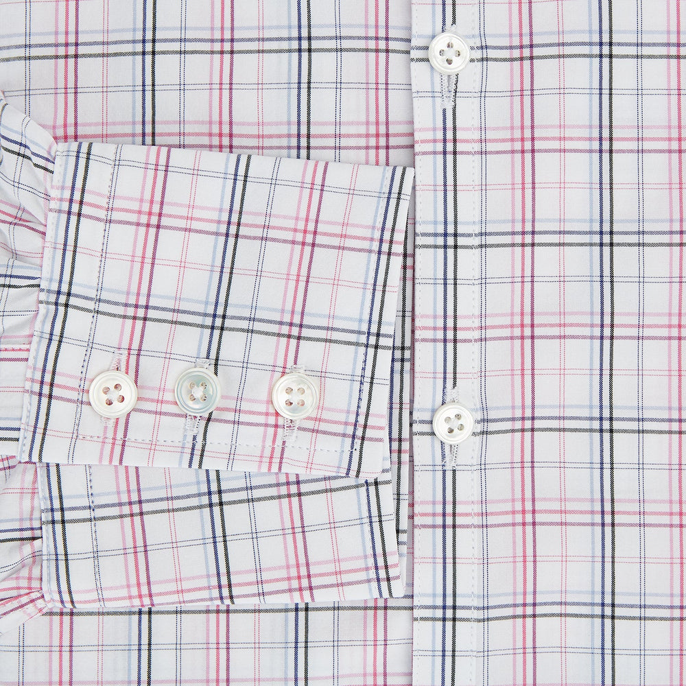 Purple and Blue Multi Check Westminster Shirt