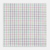 Green Multi Double Grid Check Hand-Rolled Handkerchief