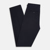 Navy Linen Blend Henry Trousers