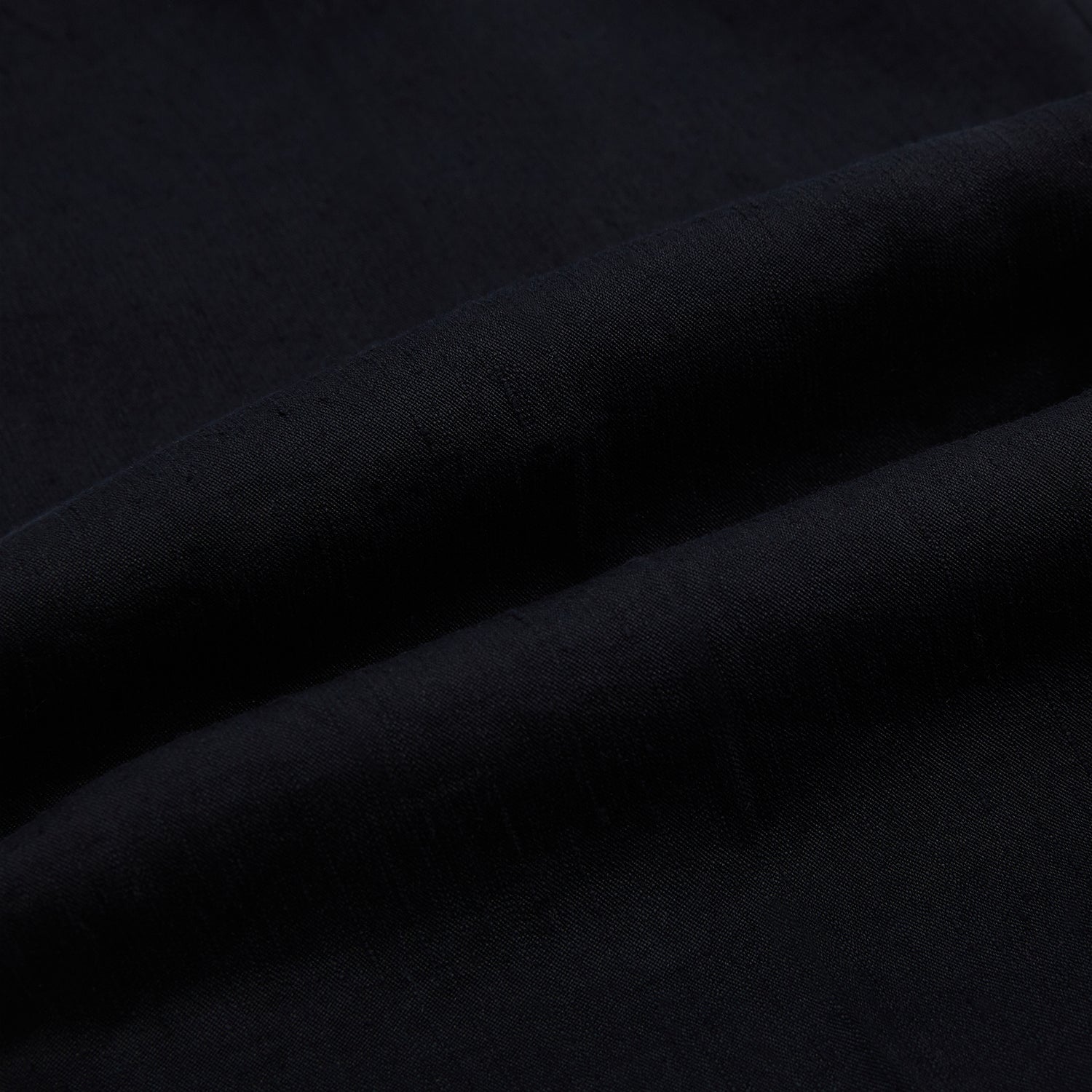 Navy Linen Blend Henry Trousers