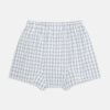 Blue Multi Graph Check Godfrey Boxer Shorts