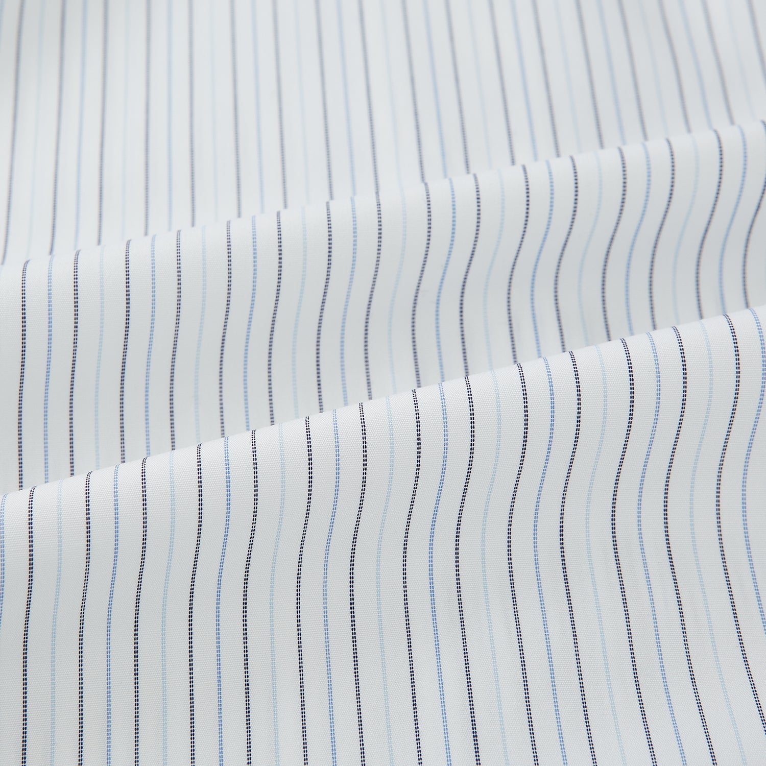 Blue Multi-Tone Double Pinstripe Mayfair Shirt