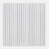 Green Multi Double Pinstripe Hand-Rolled Handkerchief