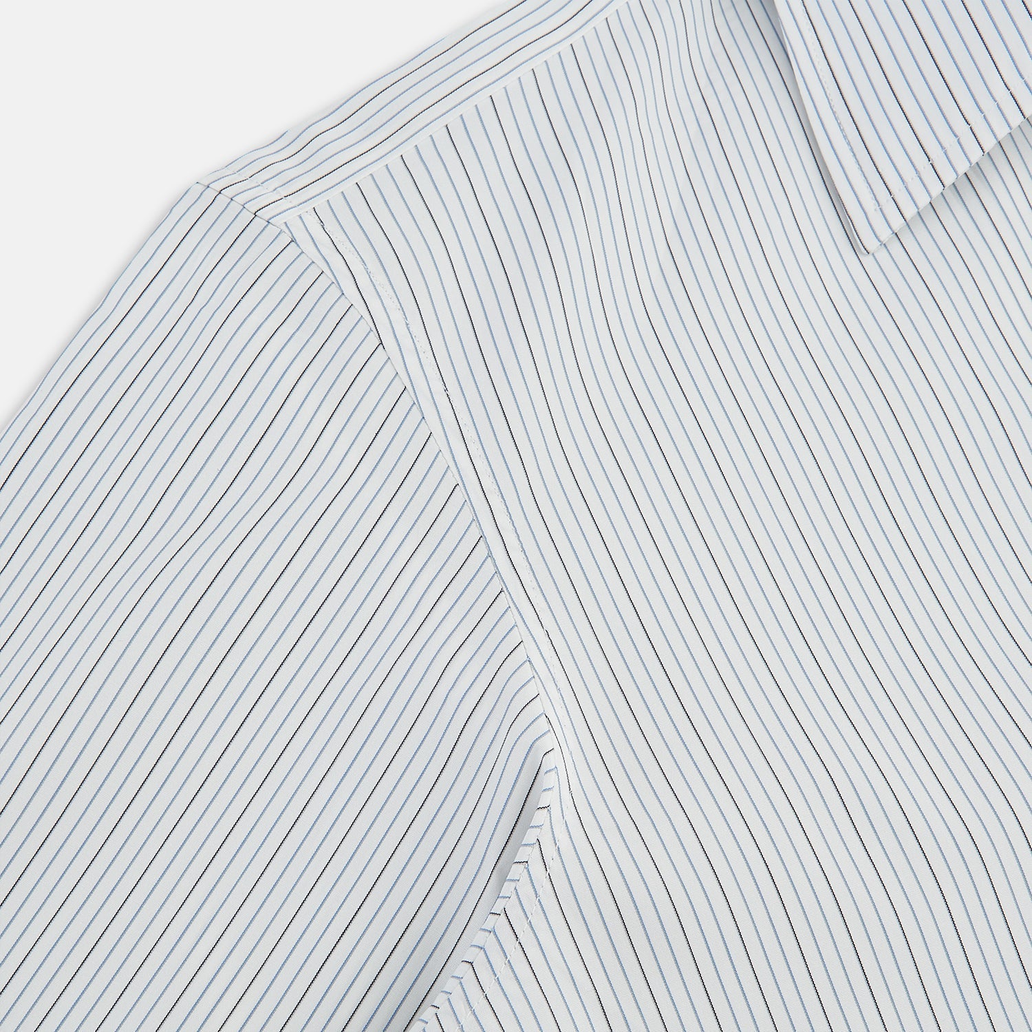 Grey and Blue Pinstripe Westminster Shirt