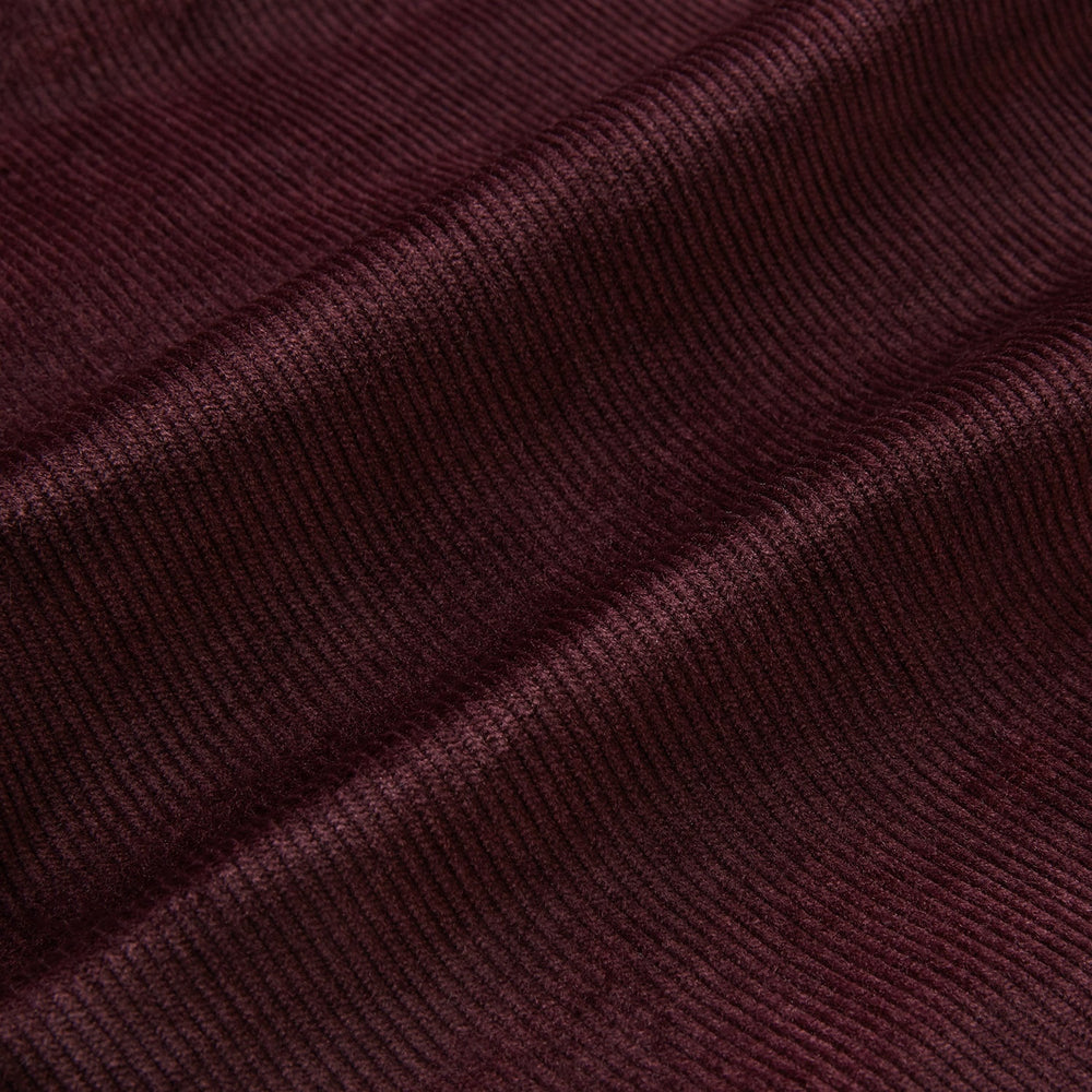 Burgundy Corduroy Henry Trousers