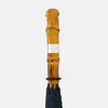 Navy Umbrella with Whangee Crook Handle