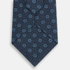 Navy Medallion Silk Tie
