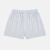Blue Fine Track Stripe Godfrey Boxer Shorts
