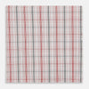 Red Multi Check Hand-Rolled Handkerchief