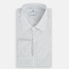 Grey and Blue Pinstripe Westminster Shirt