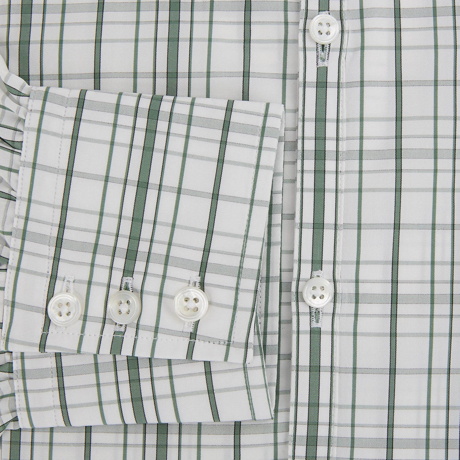 Sage Green Plaid Check Westminster Shirt