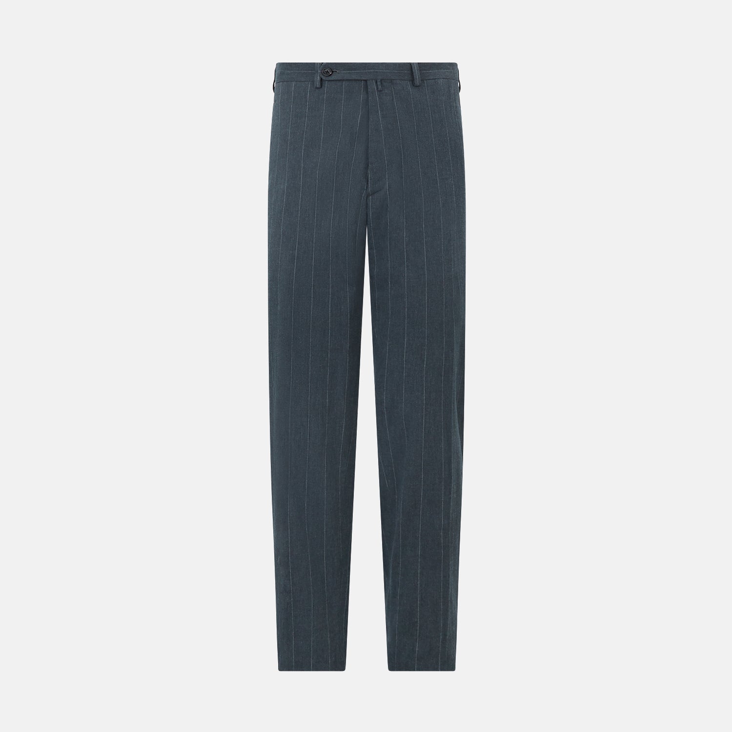 Forest Green Striped Edmund trousers