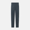 Forest Green Striped Edmund trousers