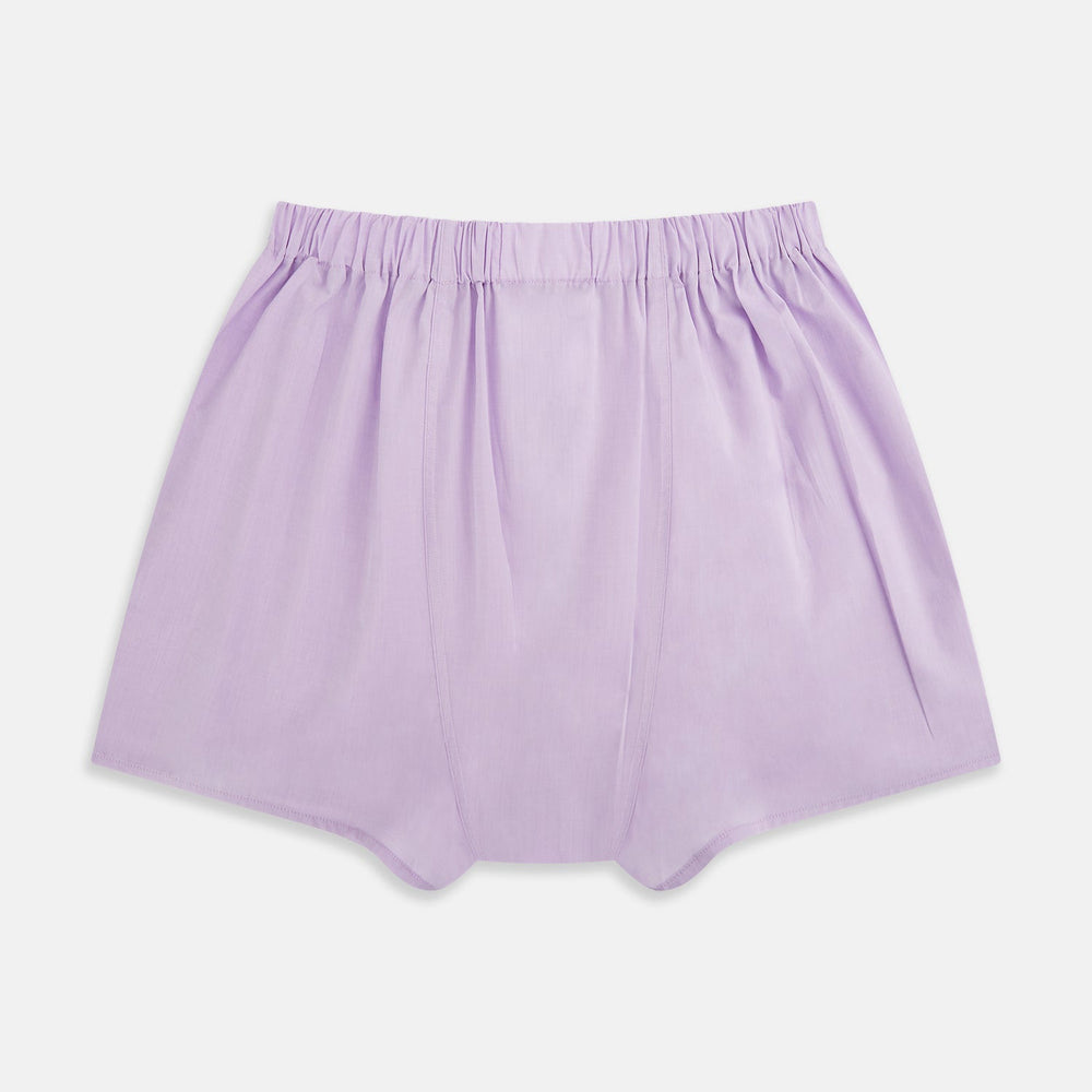 Plain Lilac Godfrey Boxer Shorts