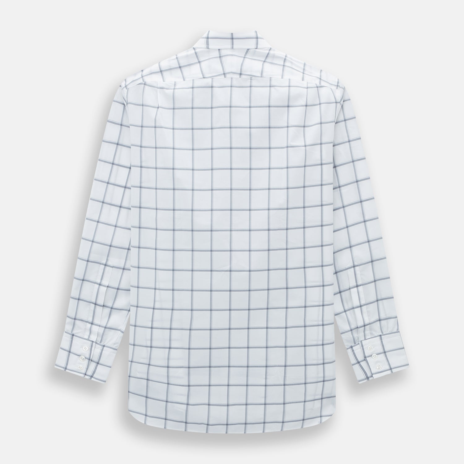 Grey Grid Check Mayfair Sirt