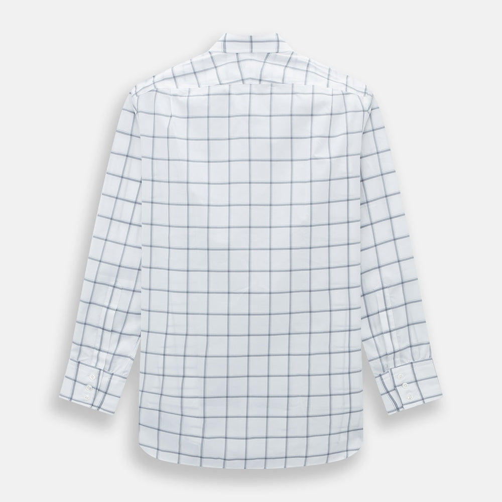 Grey Grid Check Mayfair Sirt