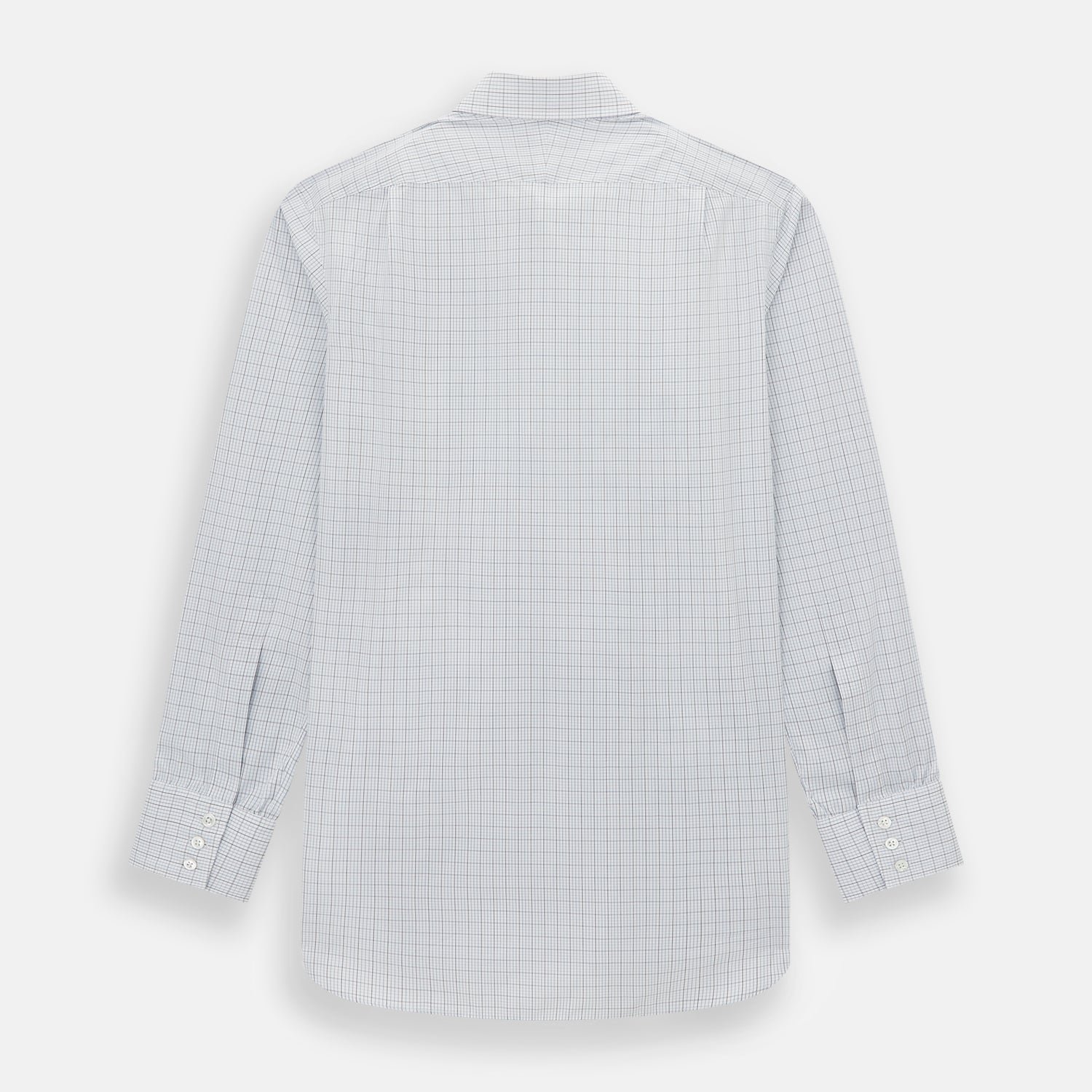 Navy and Blue Multi Grid Check Mayfair Shirt