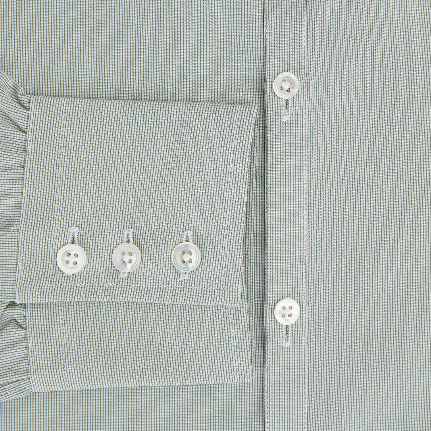 Dark Green Micro Graph Check Westminster Shirt