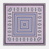 Lilac Dots and Paisley Silk Pocket Square