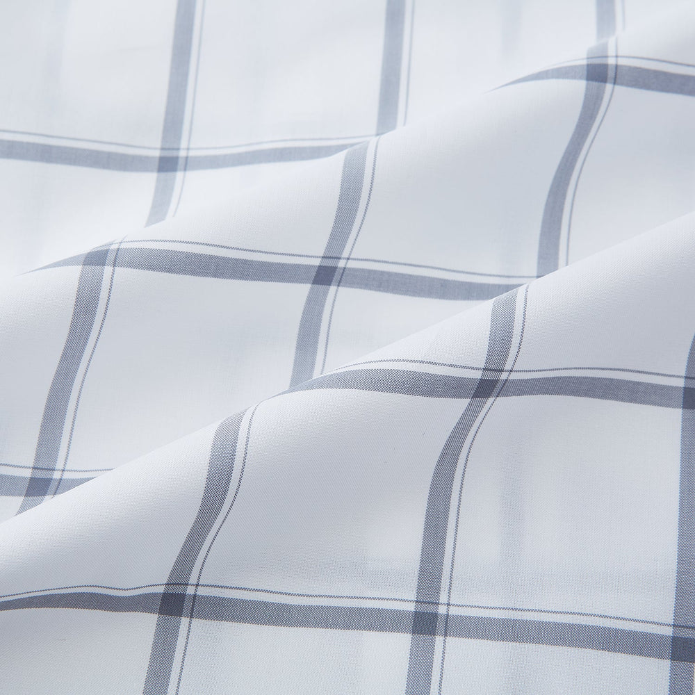Grey Grid Check Mayfair Sirt