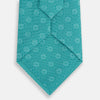 Turquoise Medallion Silk Tie