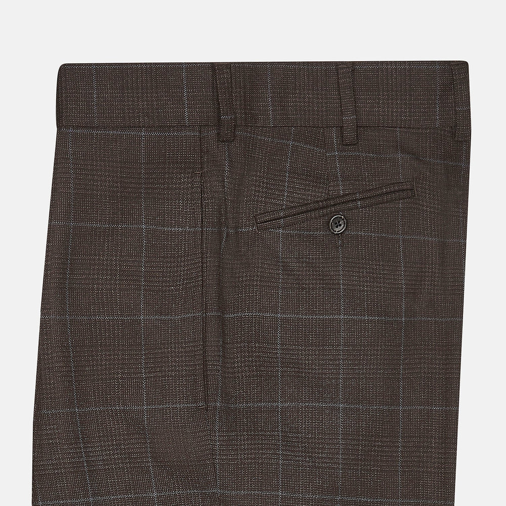 Brown Check Arthur Trousers