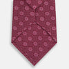 Burgundy Medallion Silk Tie