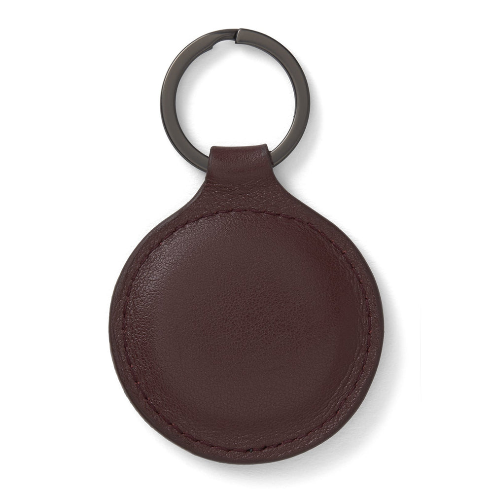 Burgundy Leather Fob Holder