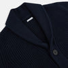 Midnight Blue Cashmere Shawl Collar Cardigan